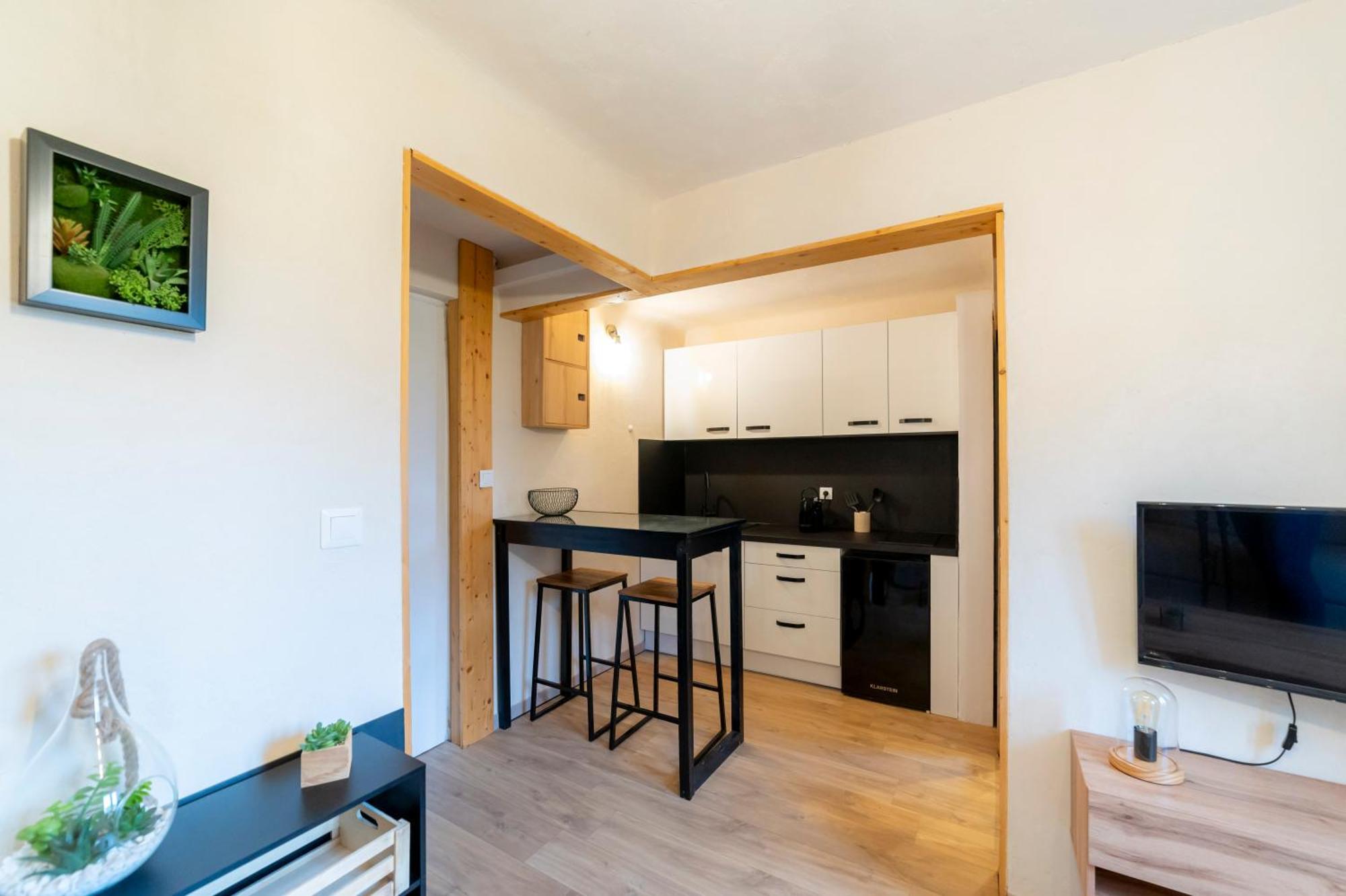 La Galleanne Studio Agreable Et Chaleureux Briançon Dış mekan fotoğraf